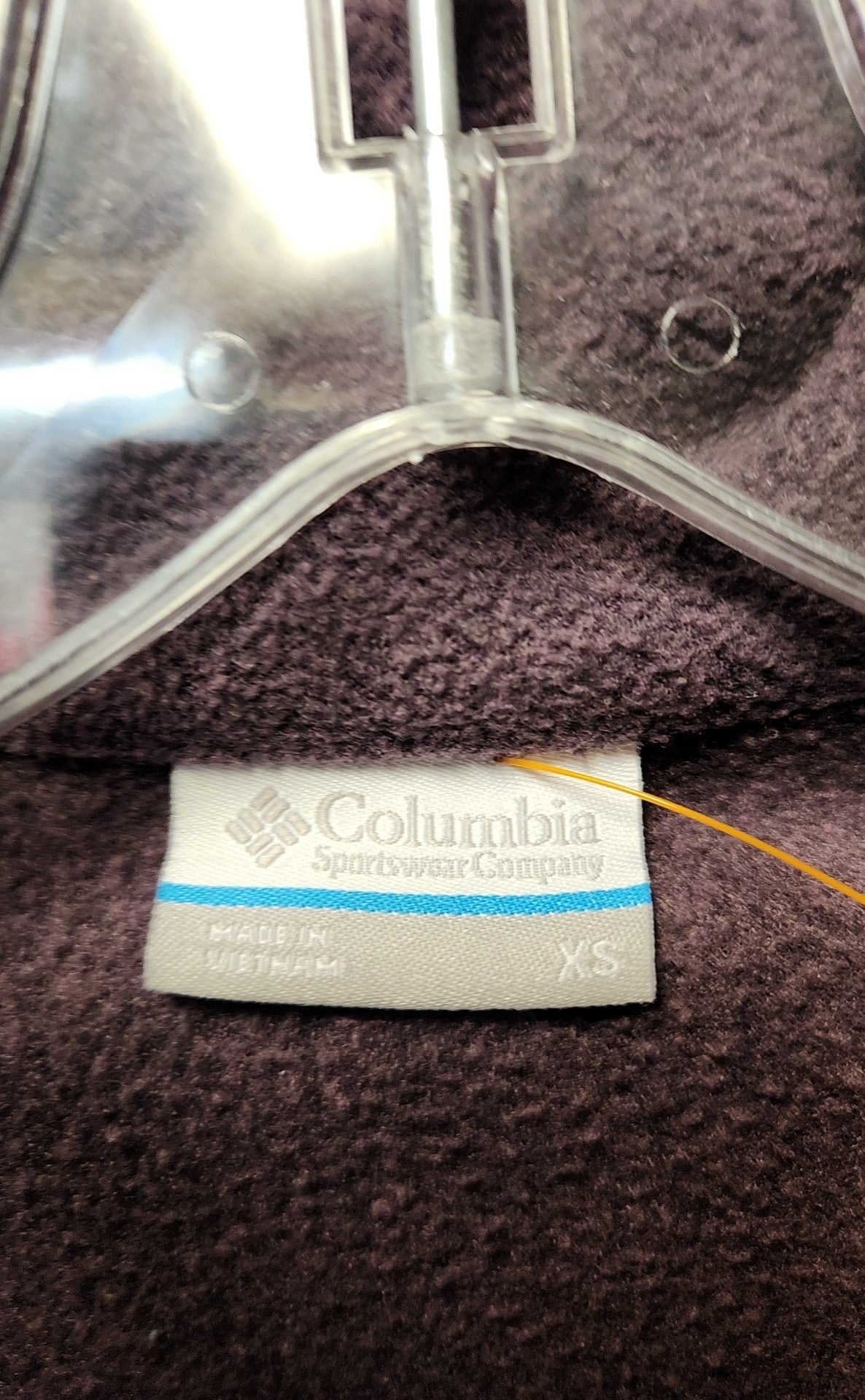 Columbia Women's Size XS Purple Full Zip Sweatshirt