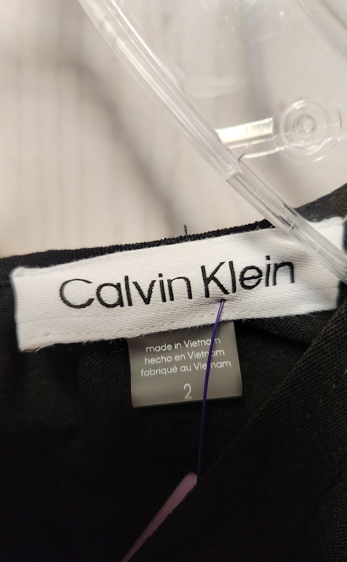 Calvin Klein Women's Size 2 Black Jumpsuit