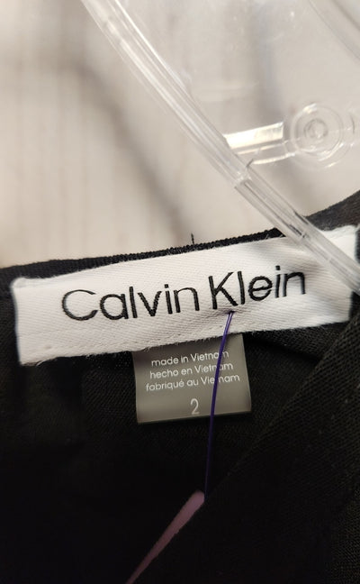 Calvin Klein Women's Size 2 Black Jumpsuit