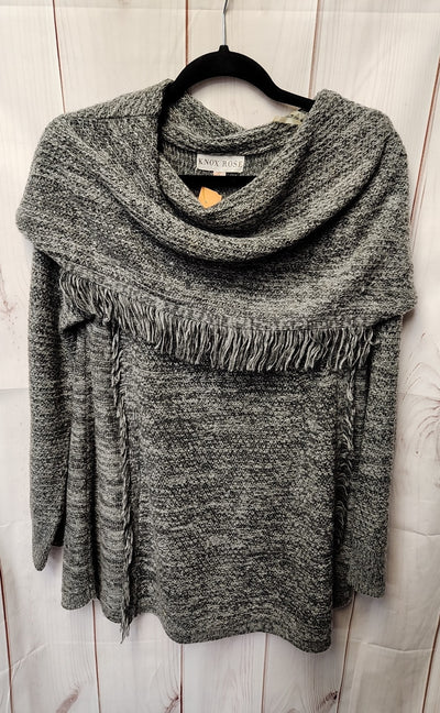 Knox Rose Women's Size L Gray Sweater