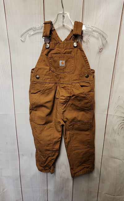 Carhartt Boy's Size 2 Brown Overalls