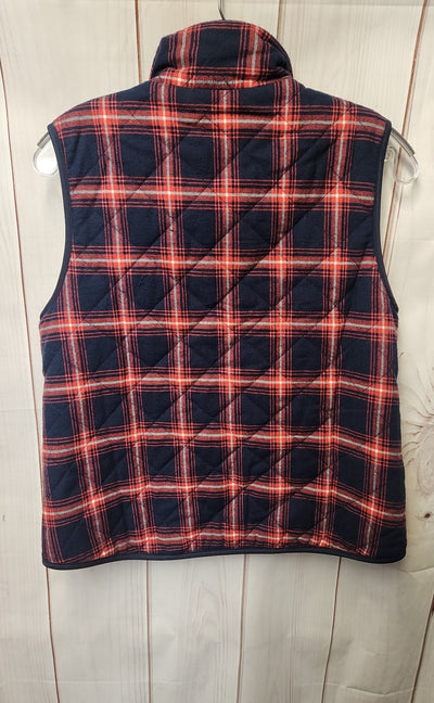 NWT Mia & Tess Women's Size M Blue Plaid Vest