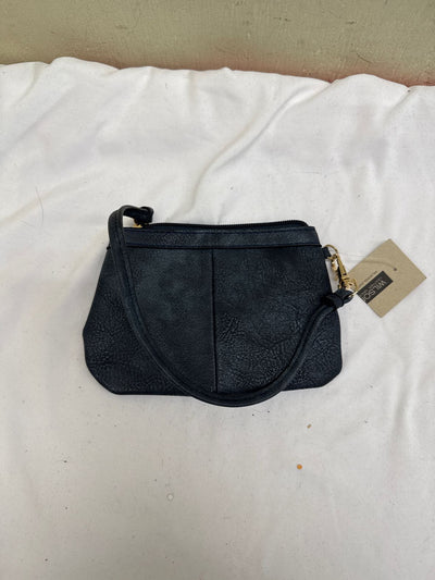 NWT Wilson's Leather Black Leather Wristlet