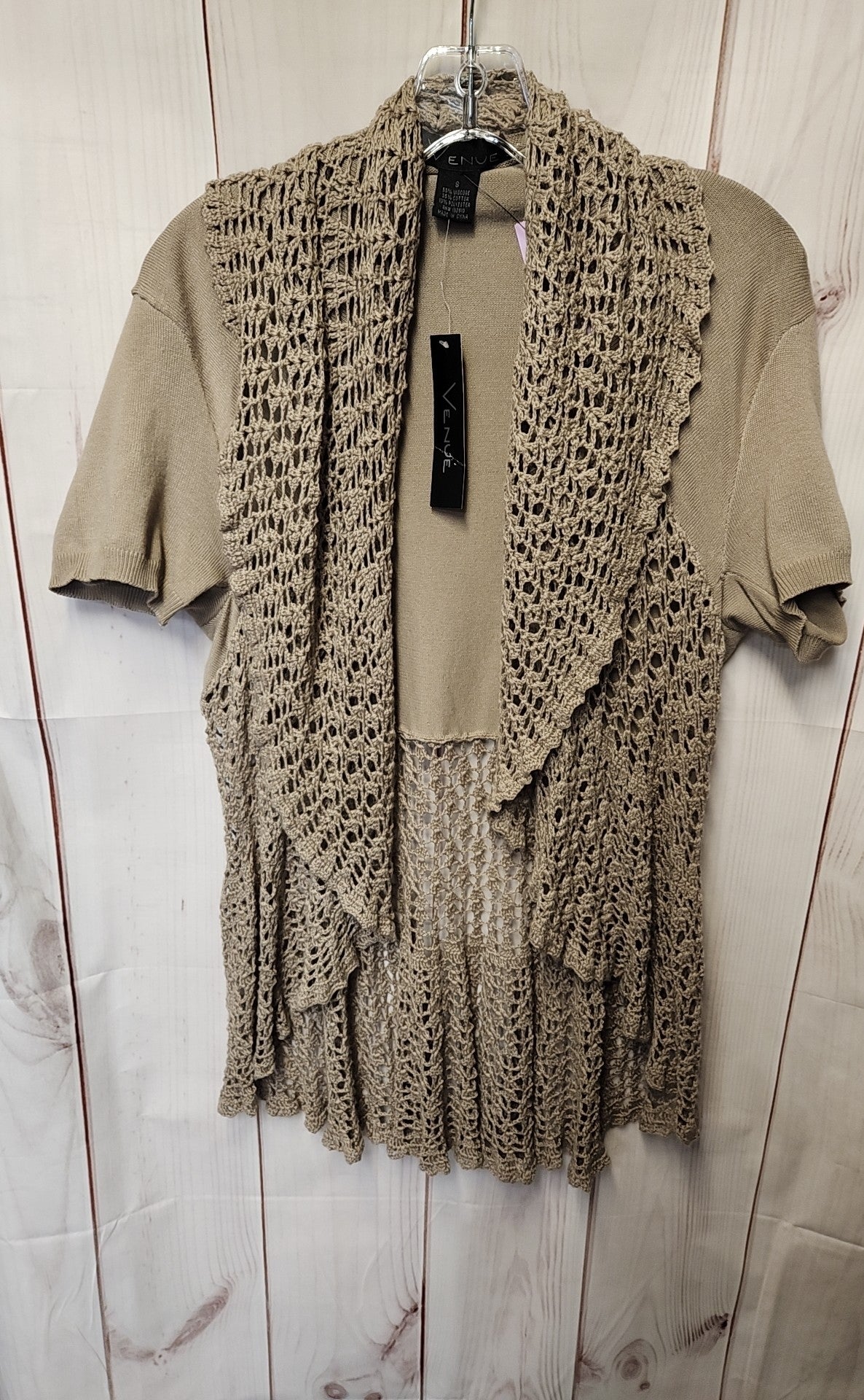 NWT Venue Women's Size S Brown Cardigan