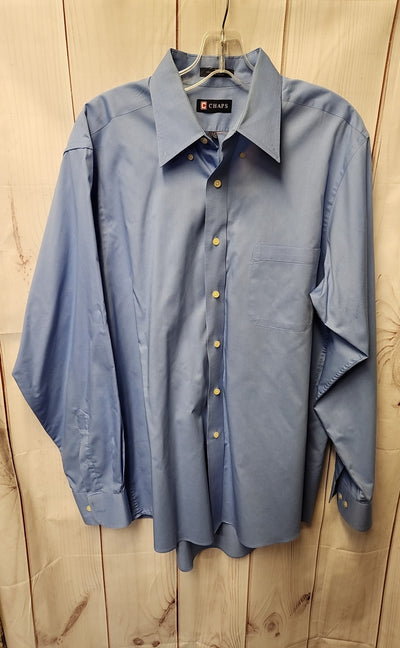 Chaps Men's Size L Blue Shirt