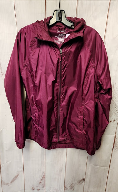 LL Bean Women's Size M Purple Raincoat
