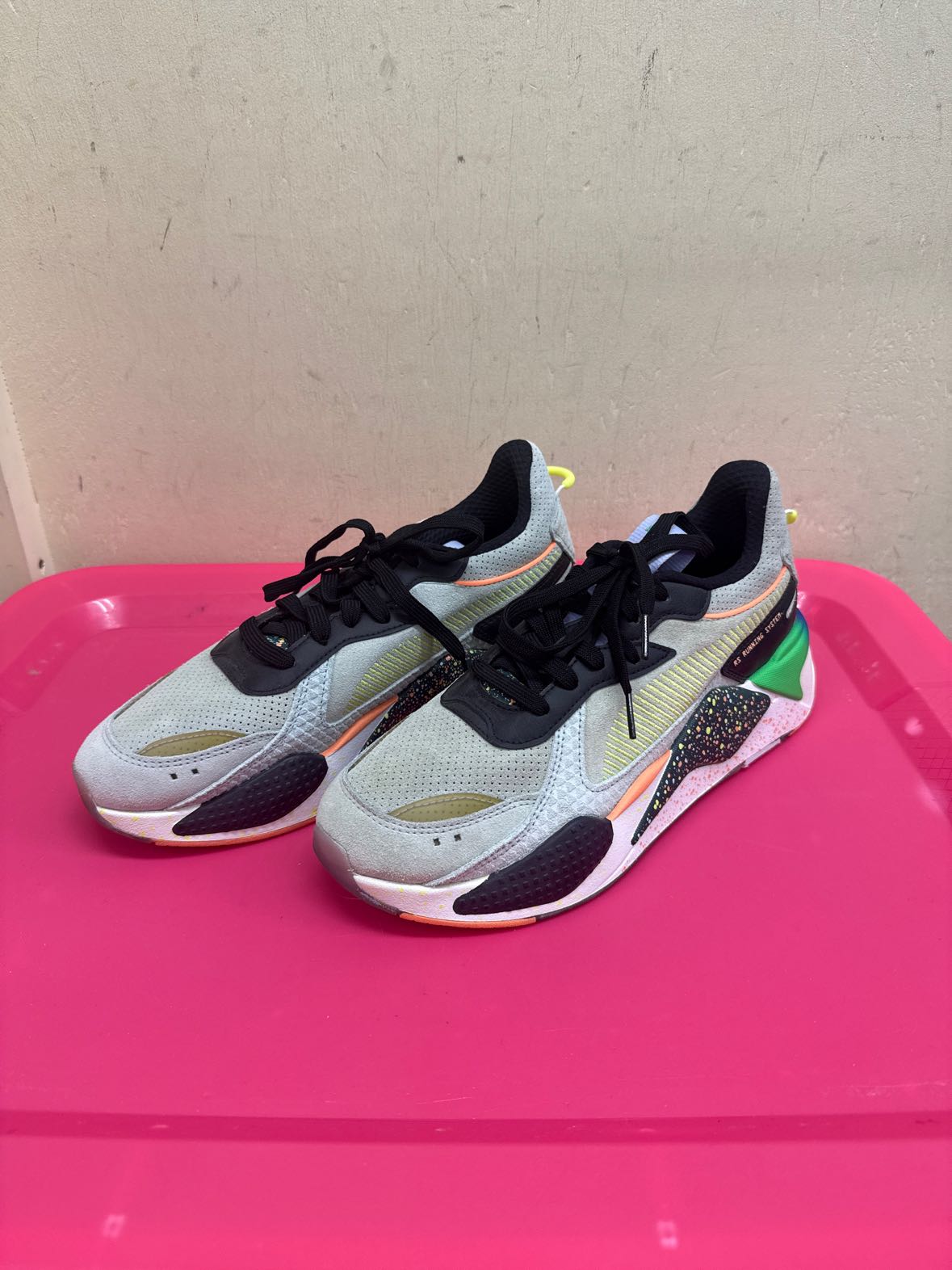 Puma RS-X FD Trophy 369838-01 Men's Size 8-1/2 Gray Sneakers