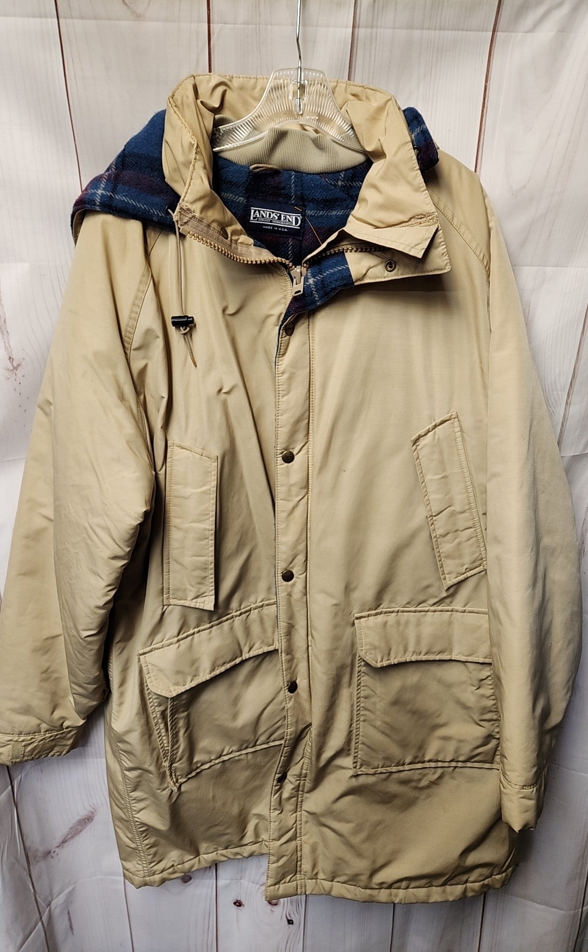 LL Bean Men's Size XL Tan Coat