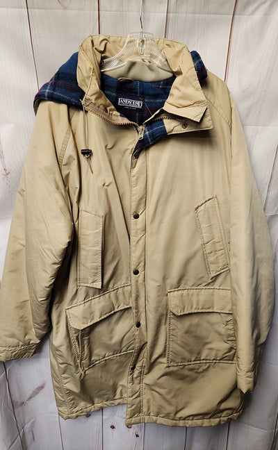 LL Bean Men's Size XL Tan Coat