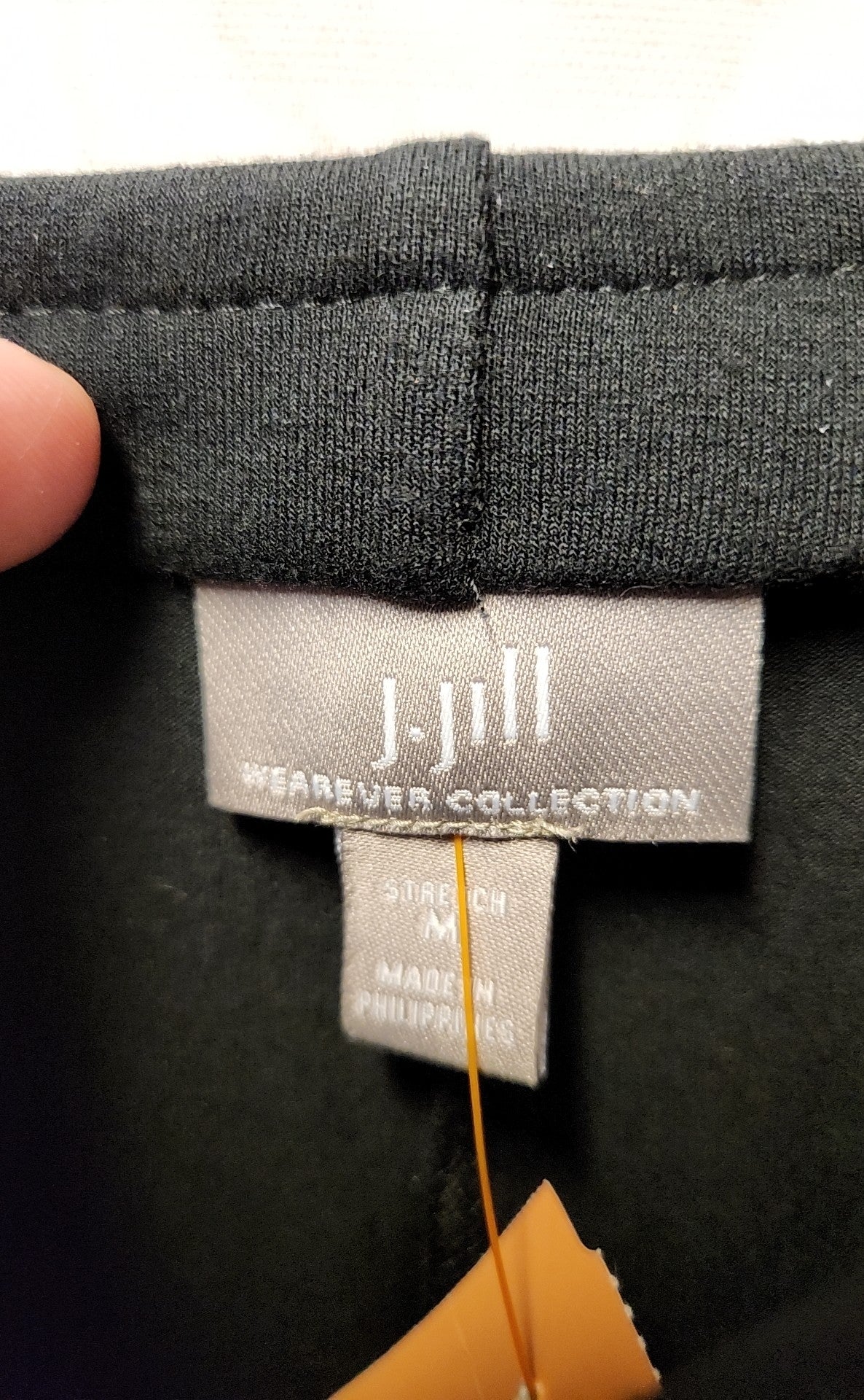 J Jill Wearever Collection Women's Size M Black Skirt