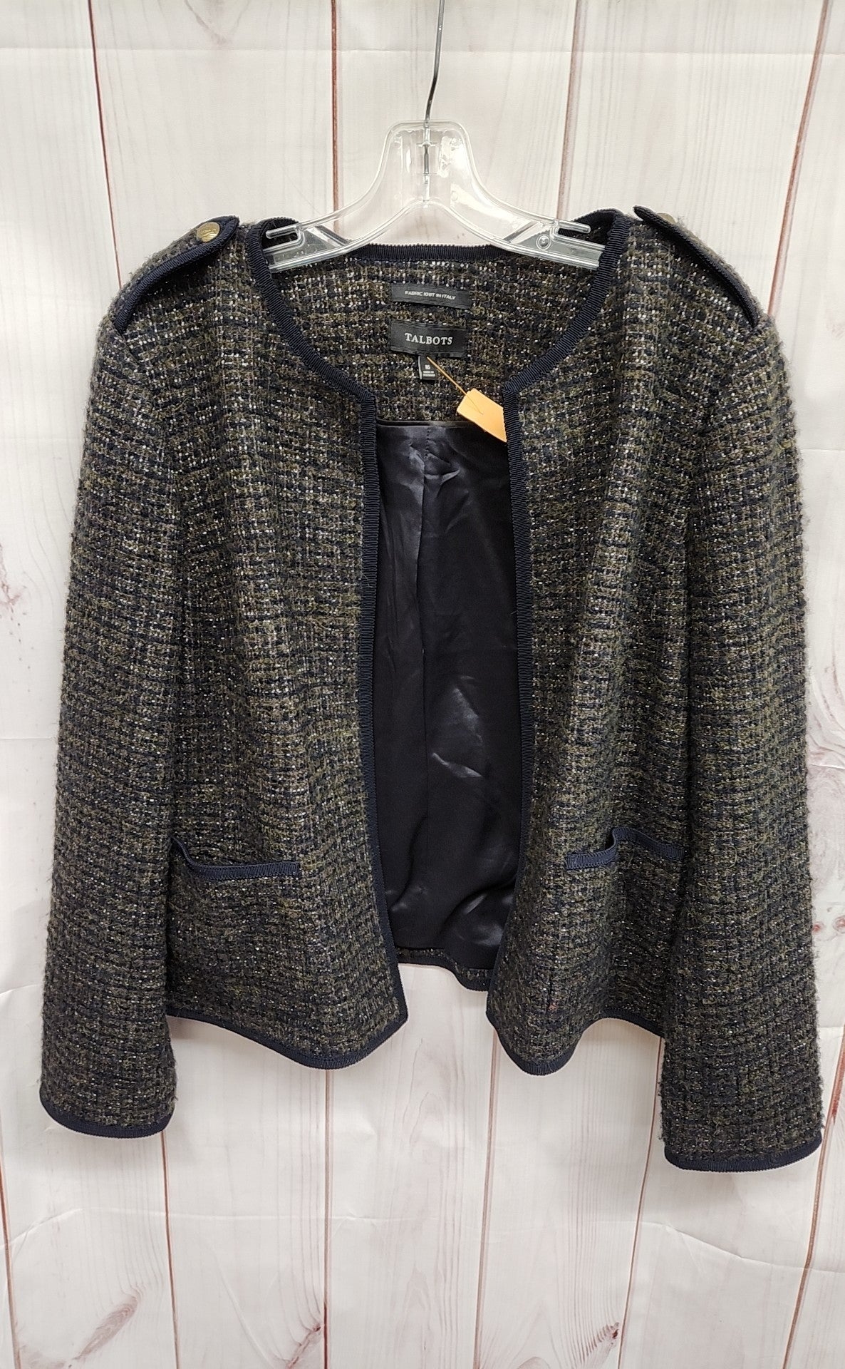 Talbots Women's Size 16 Green Cardigan