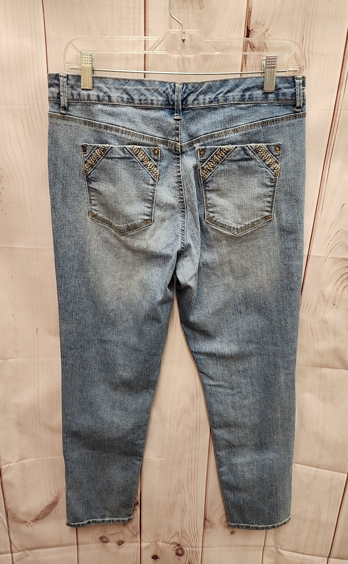 Gloria Vanderbilt Women's Size 29 (7-8) Crop Blue Jeans