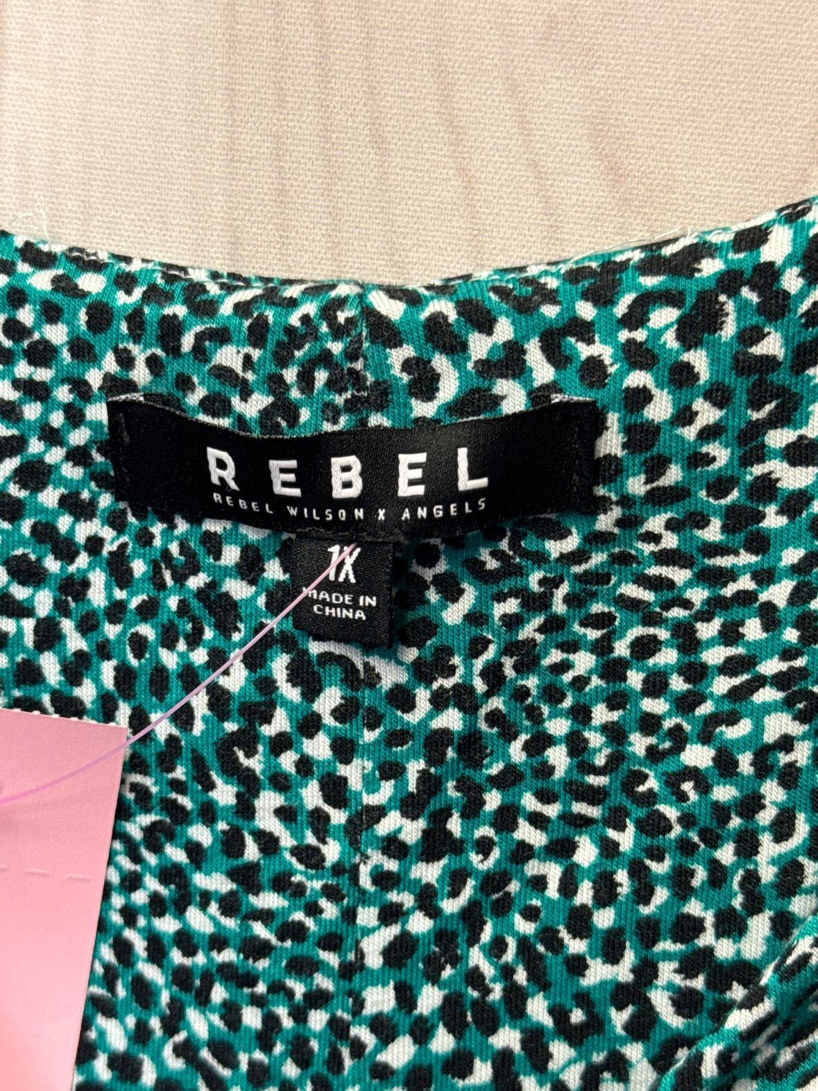 Rebel Women's Size 1X Green Dress