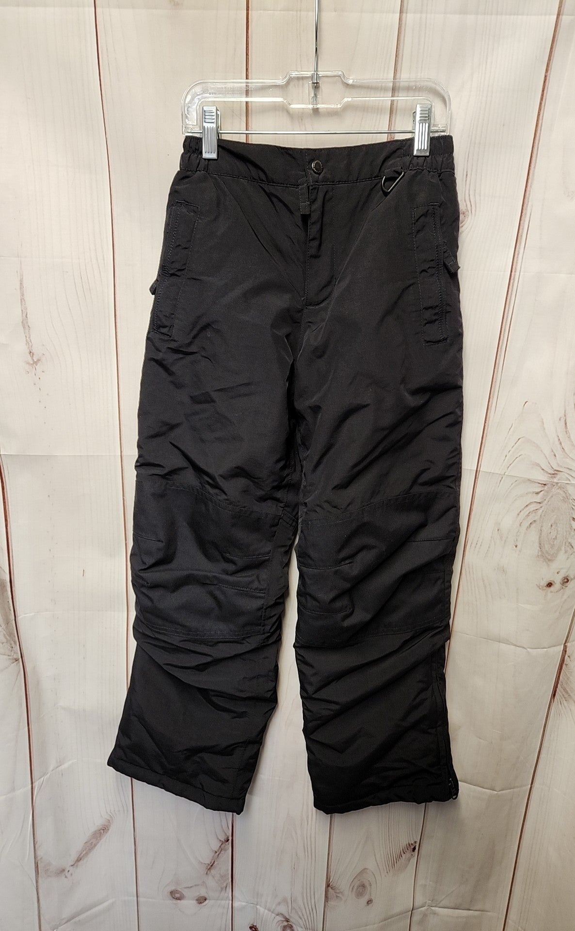Lands End Boy's Size 10 Black Ski Snow Pants