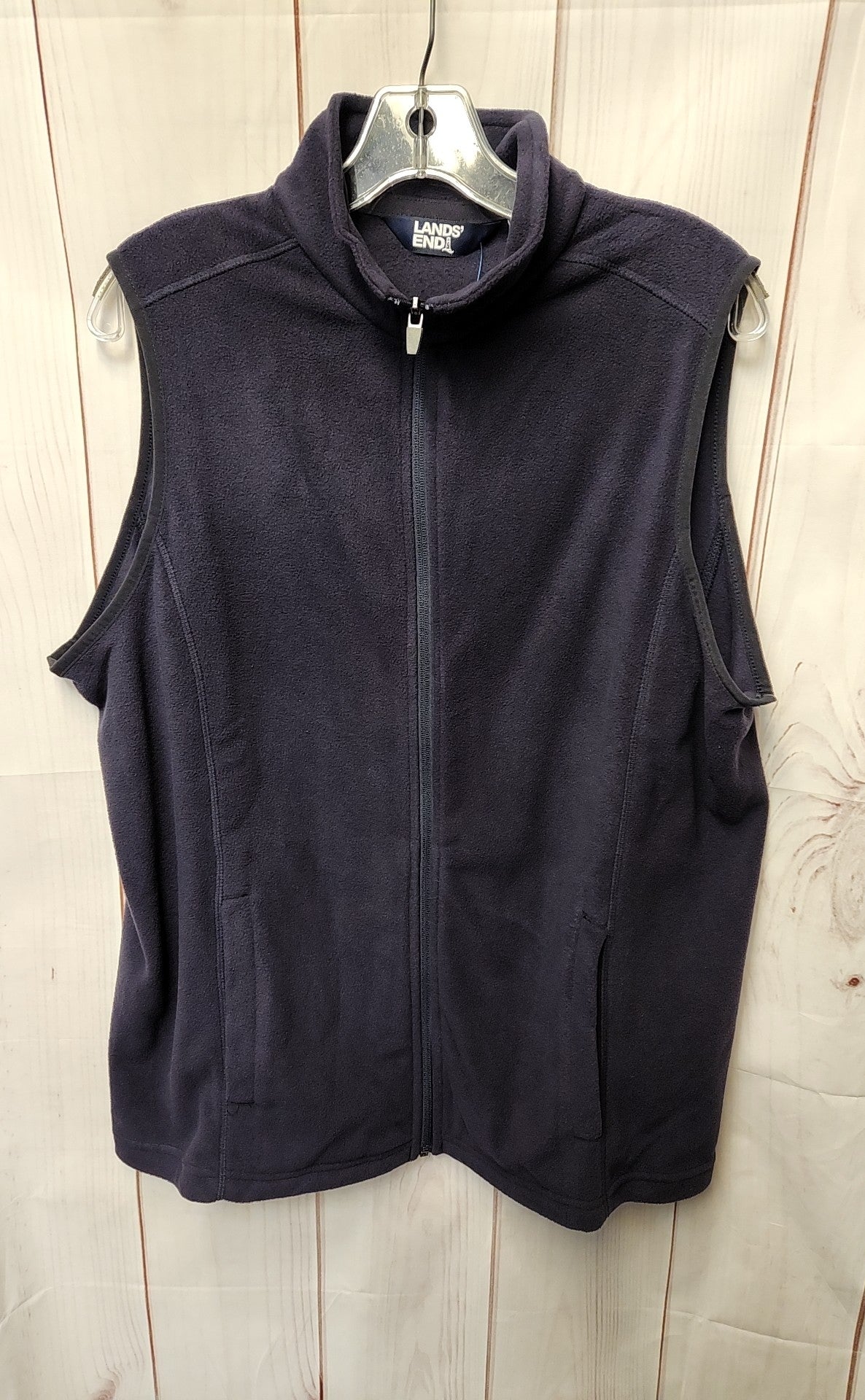 Lands End Women's Size L Navy Vest
