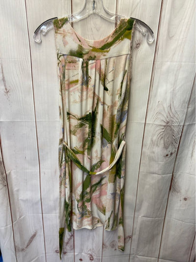 Simply Vera Women's Size XS Petite Peach Floral Dress