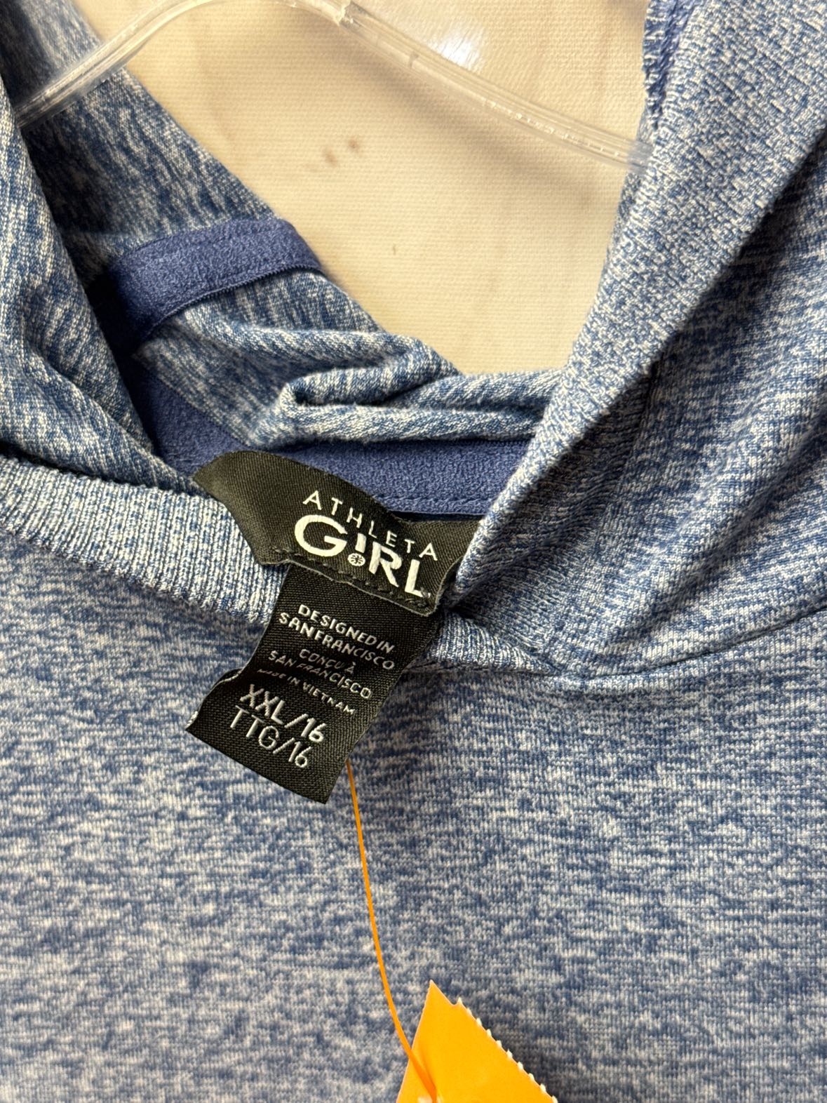 Athleta Girl's Size 16 Blue Shirt