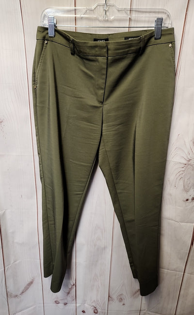 Jones New York Women's Size 6 Olive Green Pants Grace Ankle
