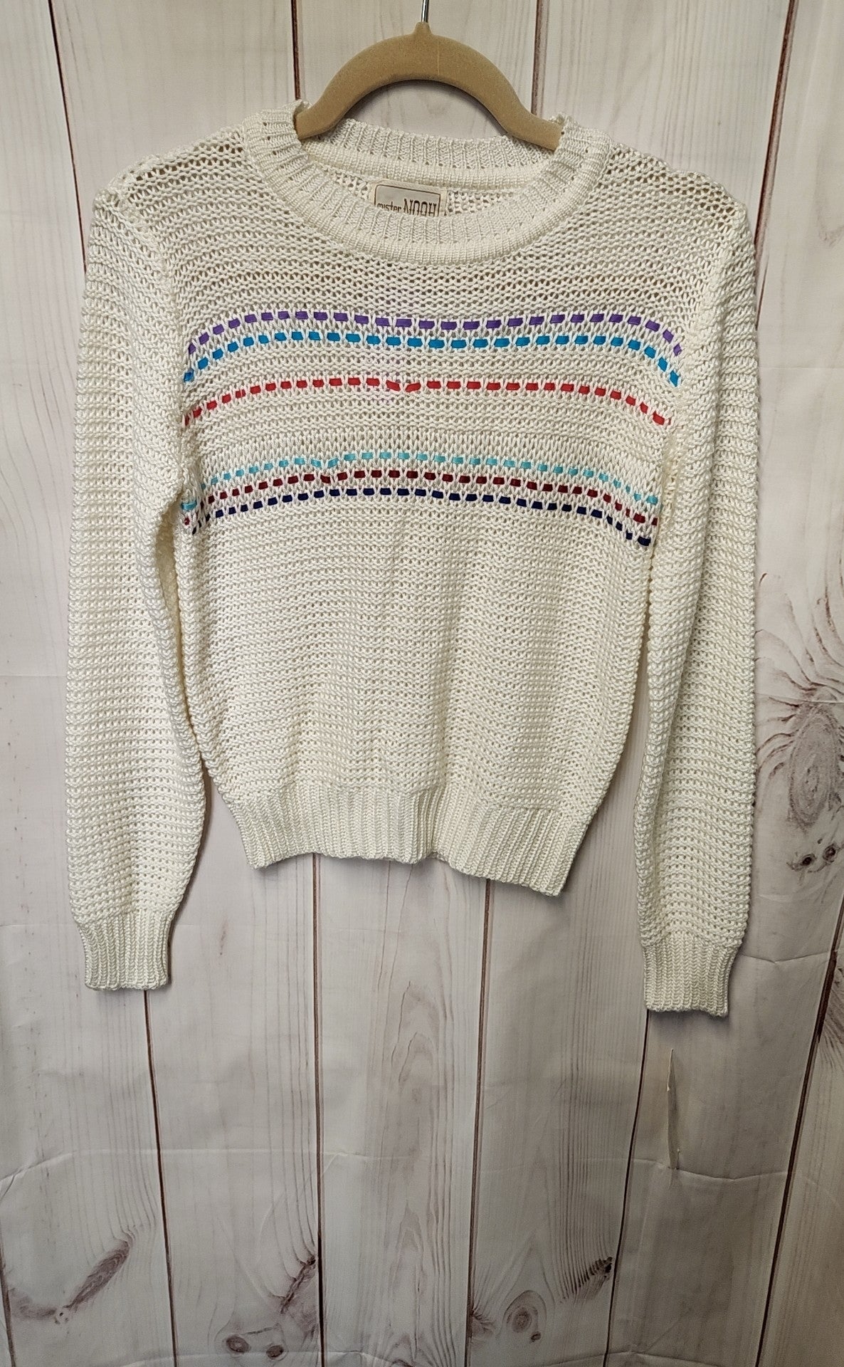 NWT Vintage Mister Noah Women's Size L White Sweater