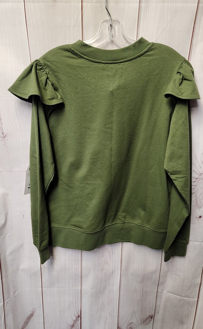 NWT Time and Tru Women's Size L Green Long Sleeve Top