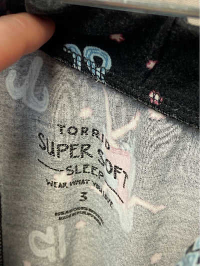 Torrid Women's Size 3 Black PJ Bottoms