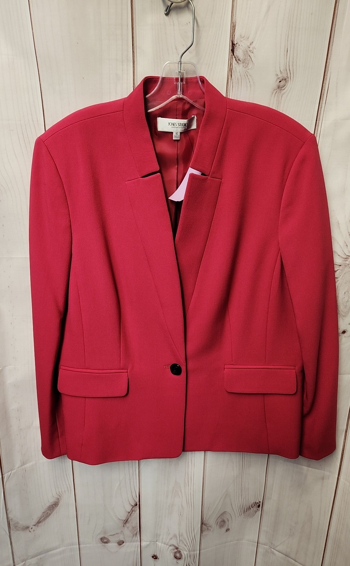 Jones Studio Women's Size 16 Pink Blazer