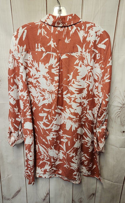 Alfani Women's Size XL Red Long Sleeve Top