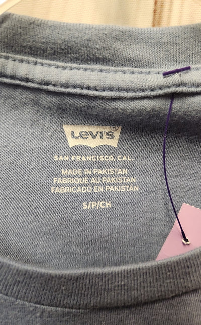 Levis Women's Size S Light Blue Short Sleeve Top
