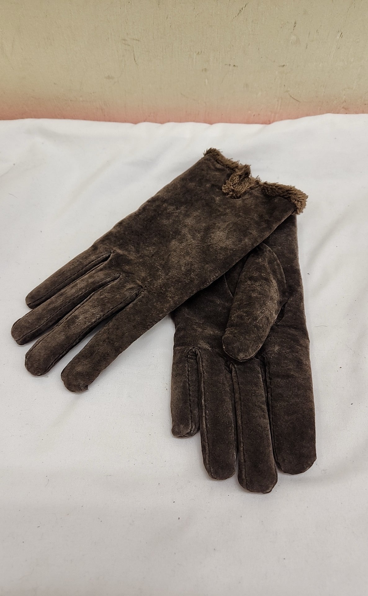 Brown Leather Gloves