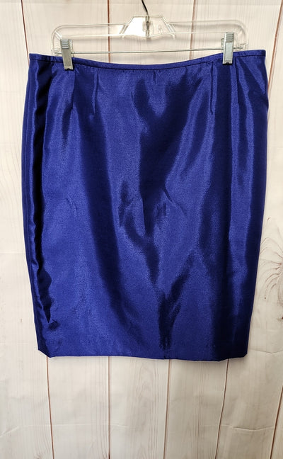 NWT Le Suit Women's Size 12 Blue Skirt