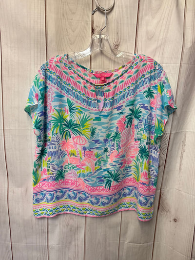 Lilly Pulitzer Women's Size XS Multi-Color Short Sleeve Top