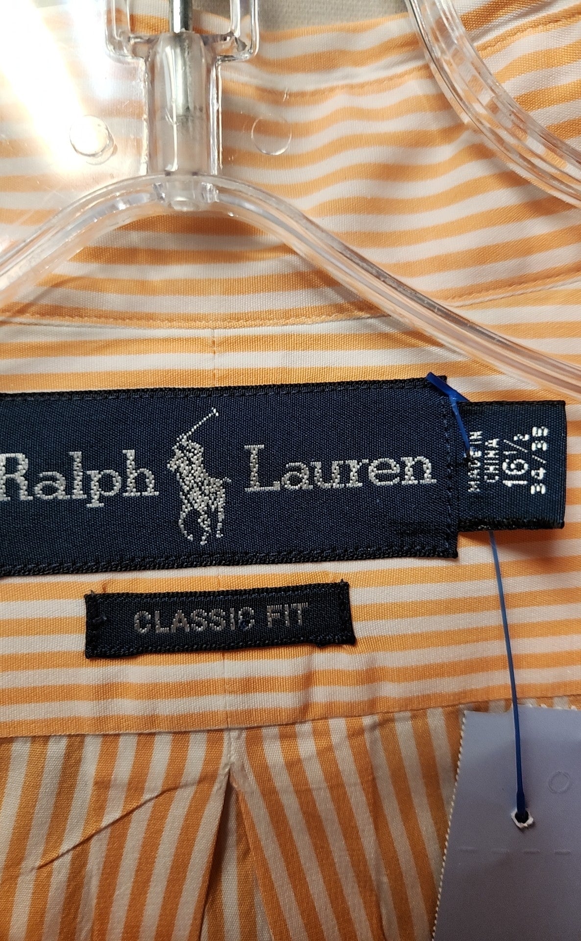 Ralph Lauren Men's Size L Orange Shirt