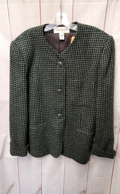 Jones New York Women's Size 14 Black & Green Jacket