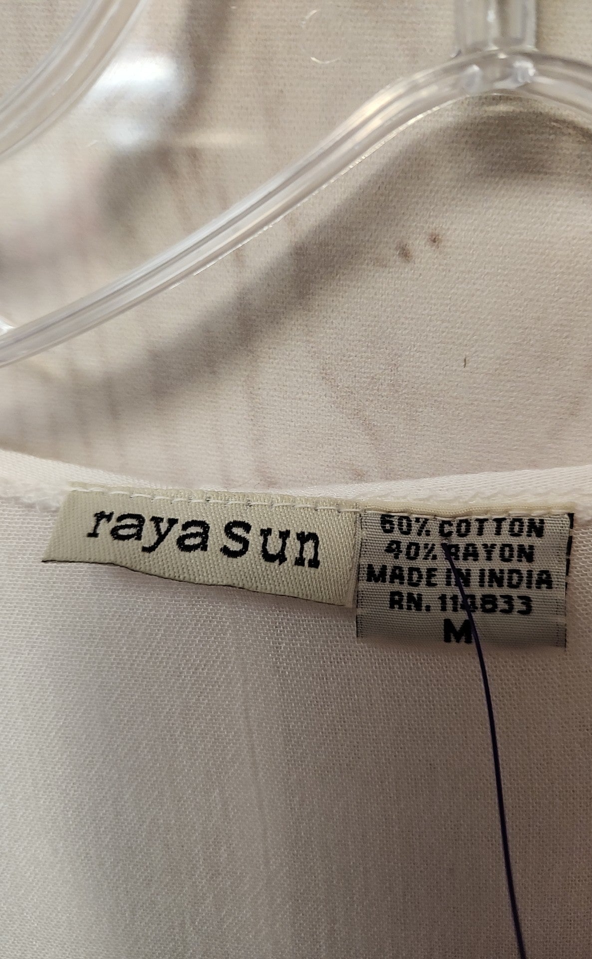 Raya Sun Women's Size M White Cover-Up