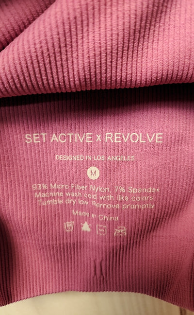 Set Active x Revolve Women's Size M Pink Sports Bra