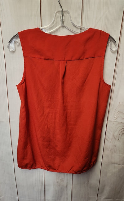 Loft Women's Size S Red Sleeveless Top