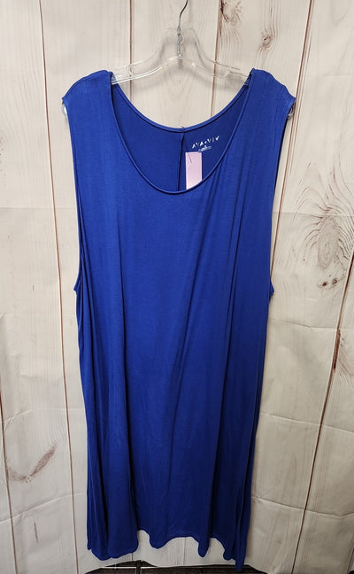 Ava & Viv Women's Size 4X Blue Dress