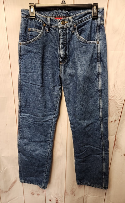 Wrangler Men's Size 30x30 Blue Thermal Lined Jeans