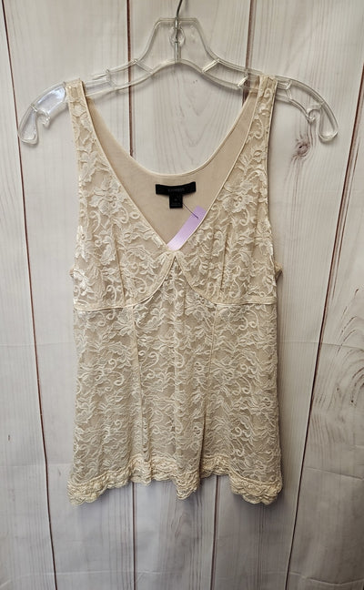 Express Women's Size M Beige Sleeveless Top