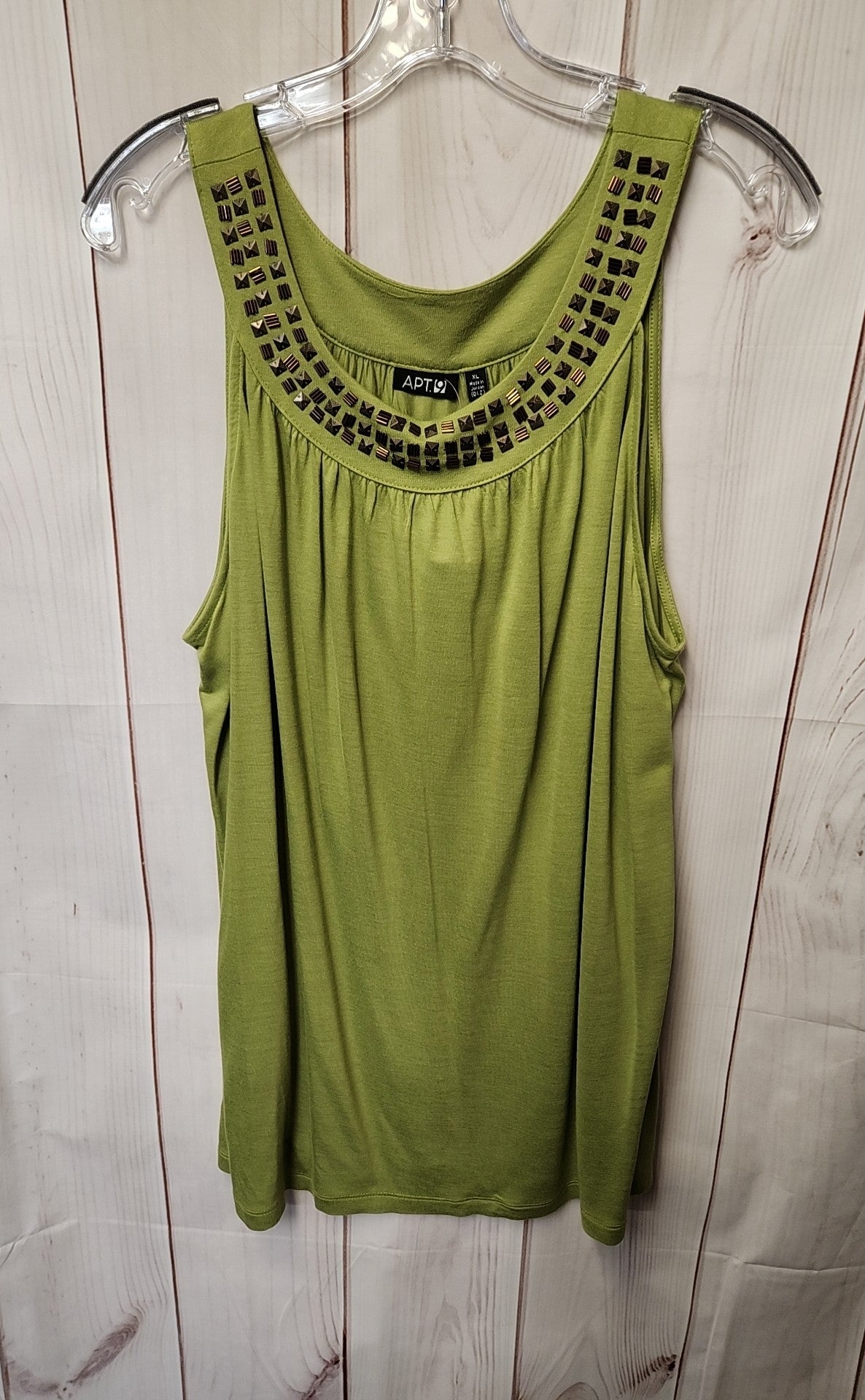 Apt 9 Women's Size XL Green Sleeveless Top