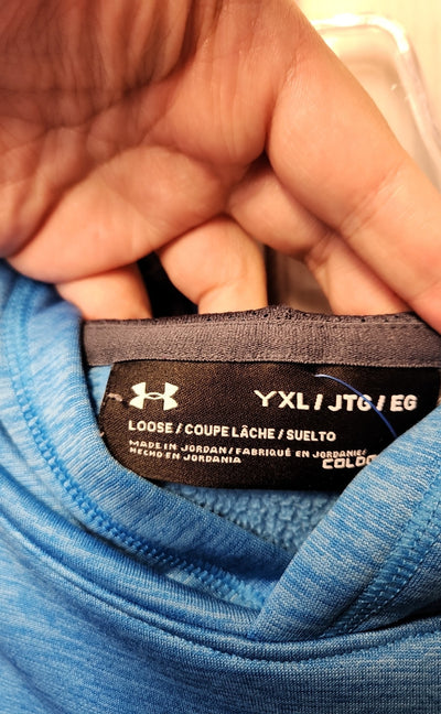 Under Armour Boy's Size 18/20 Blue Sweatshirt