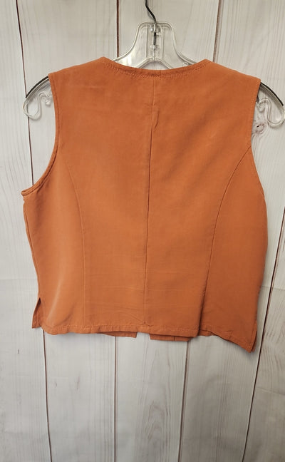 Tommy Bahama Women's Size S Orange Silk Vest