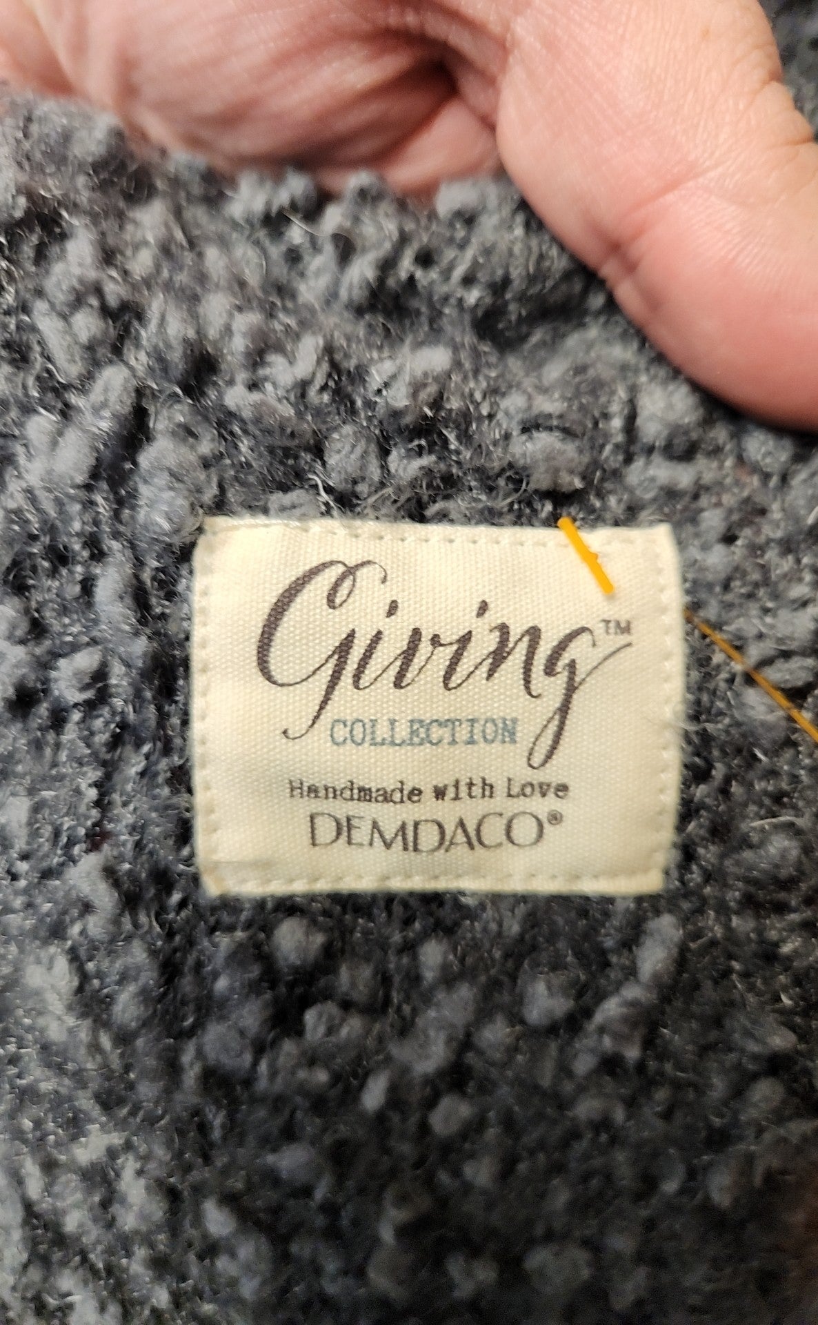 Demdaco Giving Collection Women's Size One Size Gray Shawl