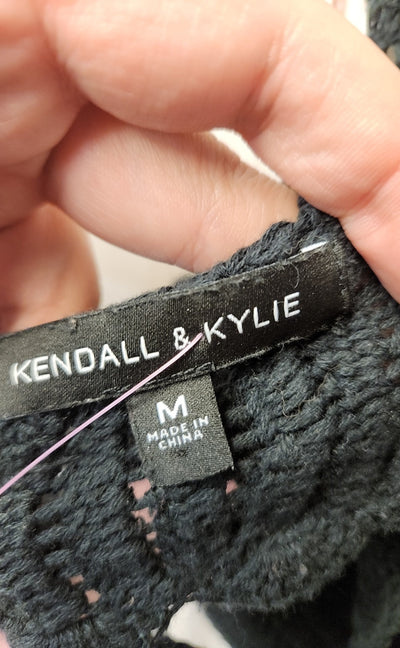 Kendall & Kylie Women's Size M Black Knit Sleeveless Top