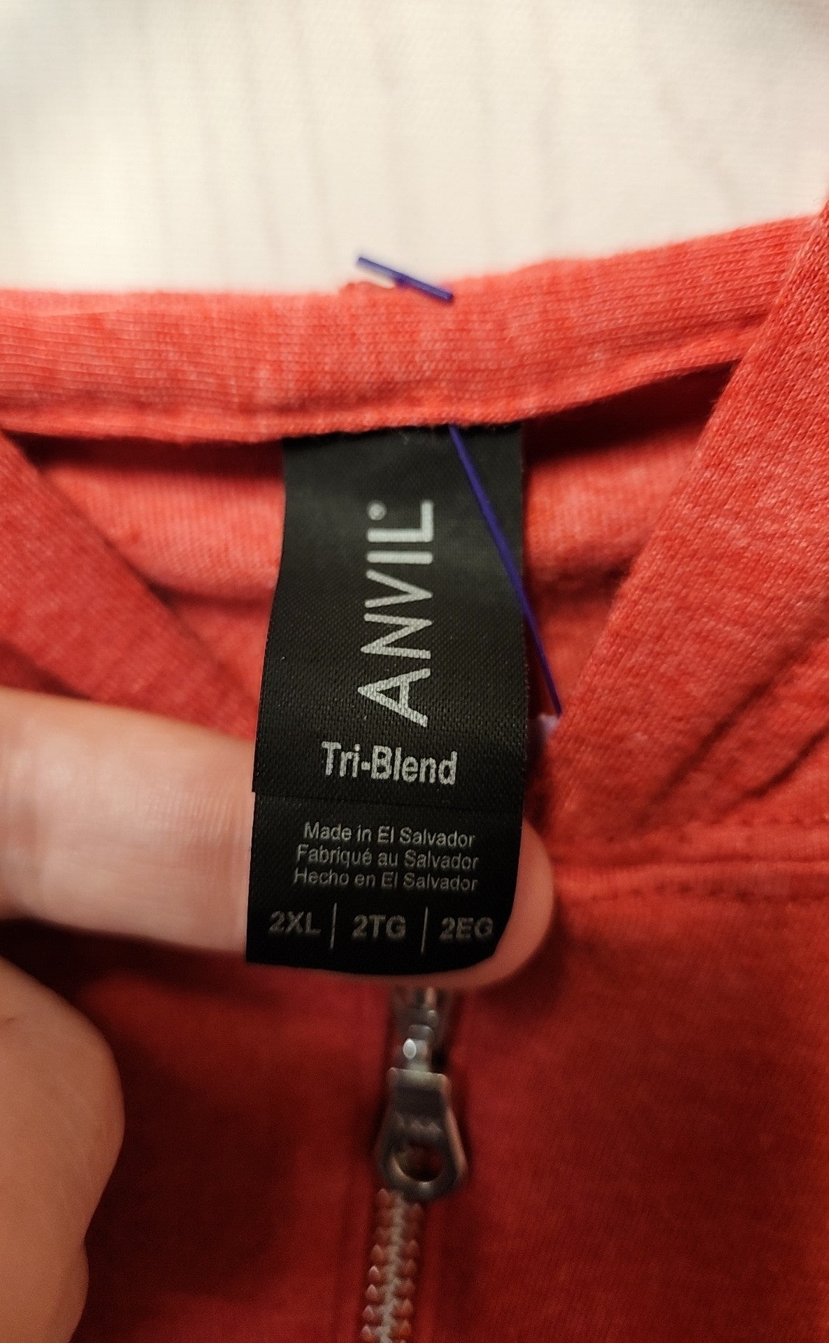 Anvil Women's Size 2X Red Hoodie