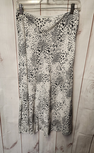 Joie Women's Size 4 White Animal Print Skirt