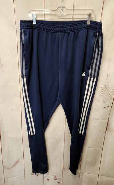 Adidas Women's Size 2X Navy Sweatpants