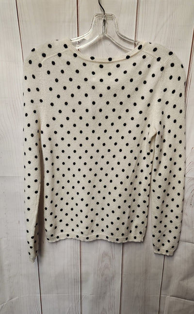 Cynthia Rowley Women's Size 2 White Cashmere Sweater