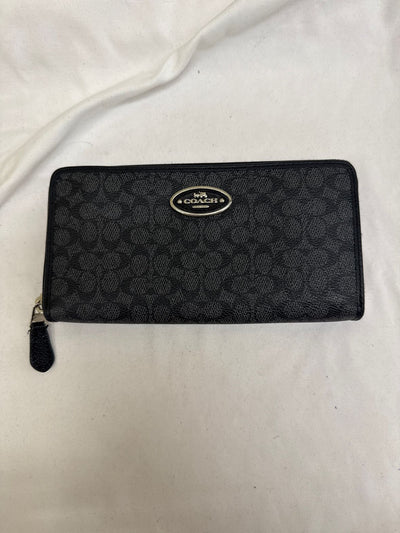 Coach Black Leather Wallet