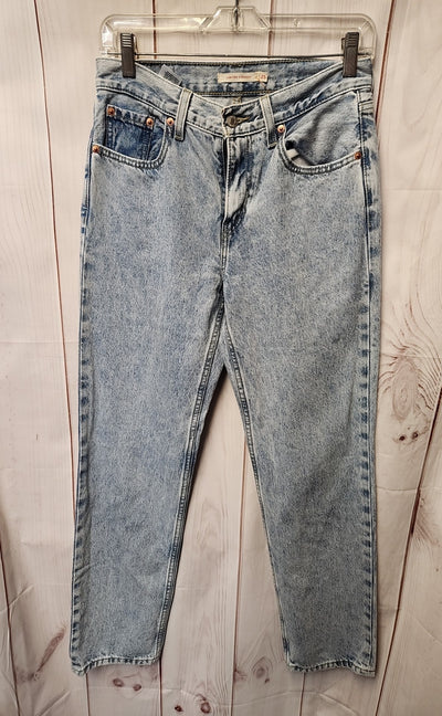 Levis Women's Size 25 (0) Blue Jeans Low Pro Straight